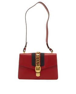 Small Sylvie, Leather, Red, 493075, S, 2*